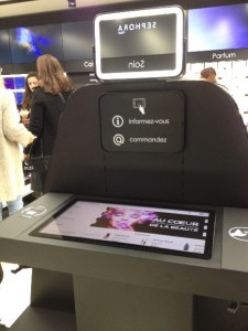 Borne tactile Sephora Flash 2